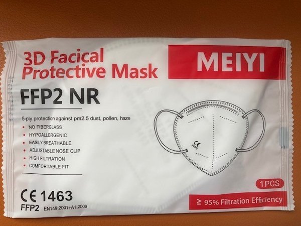 10 Stück FFP2 Atemschutzmaske Maske